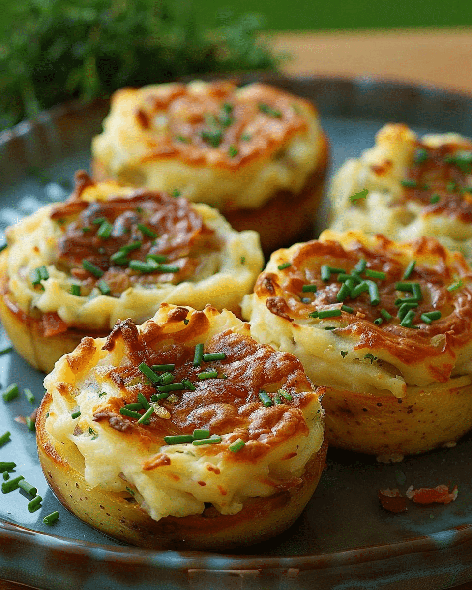 Stuffed Mashed Potato Nests Recipe