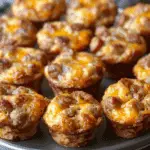 High-Protein Pancake Sausage Mini Muffins