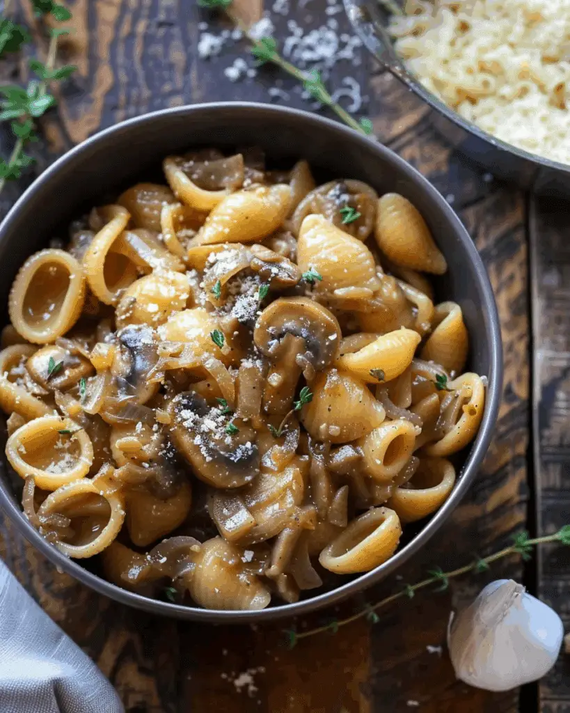 One Pot French Onion Pasta