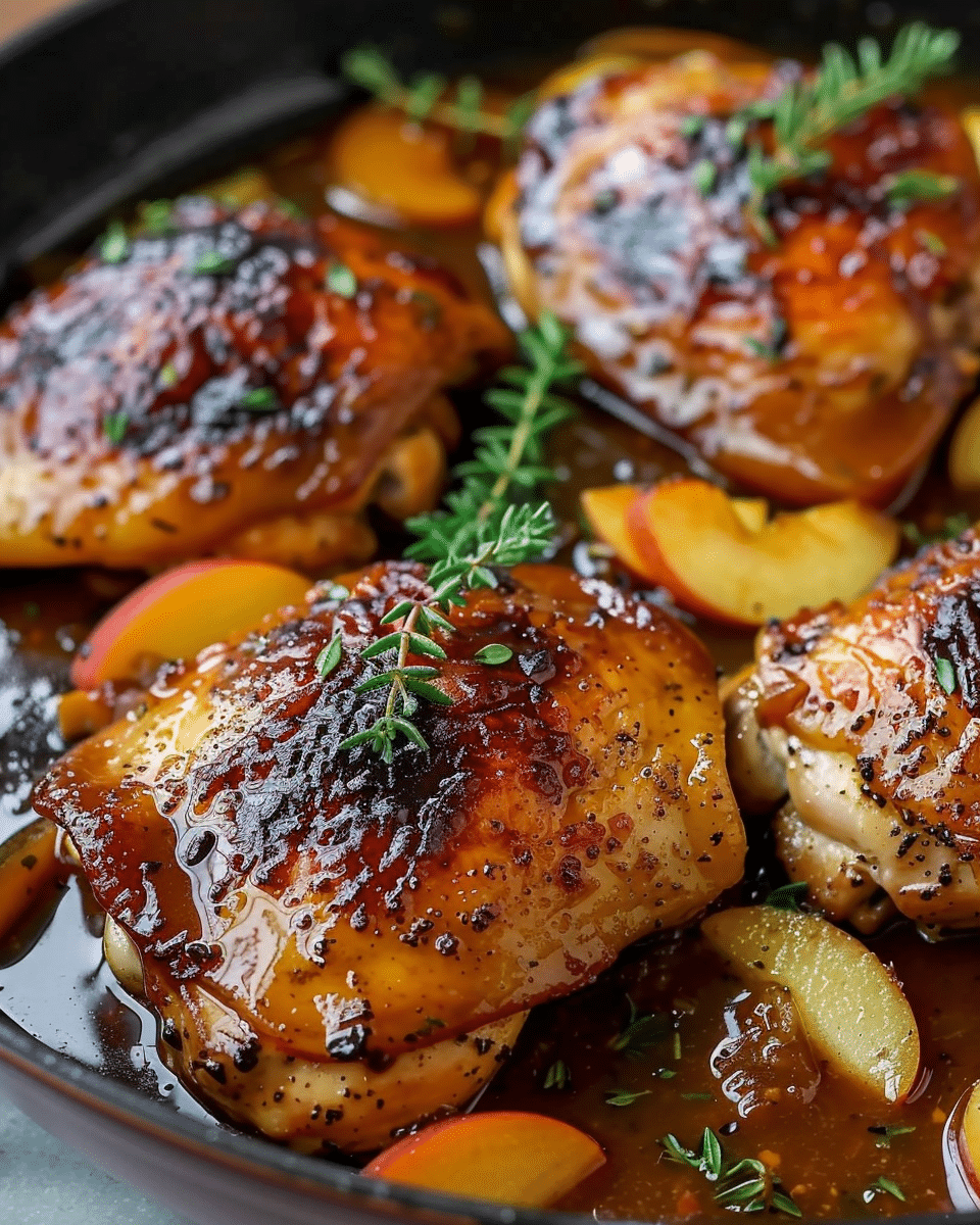 Apple Cider Glazed Chicken