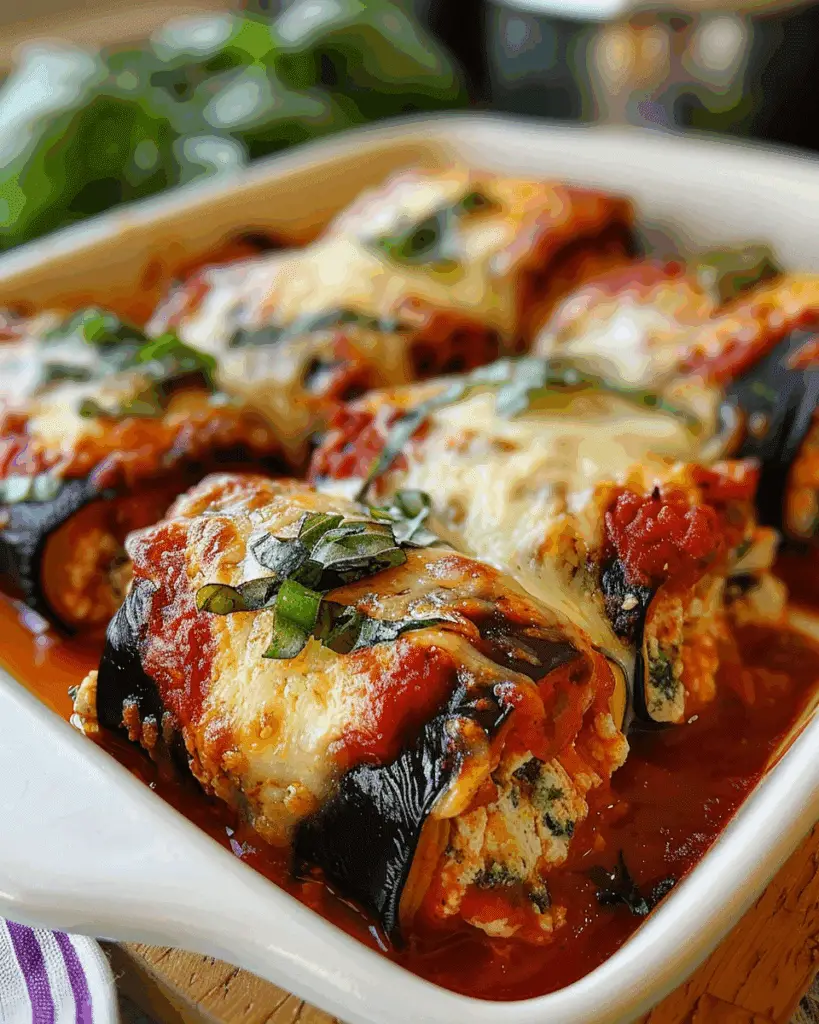 Eggplant Rollatini Healthy Meal