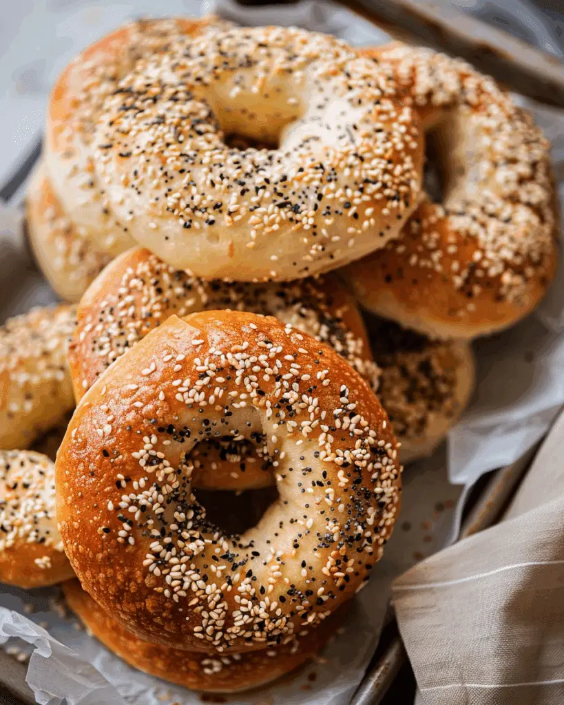 Homemade High Protein Bagels