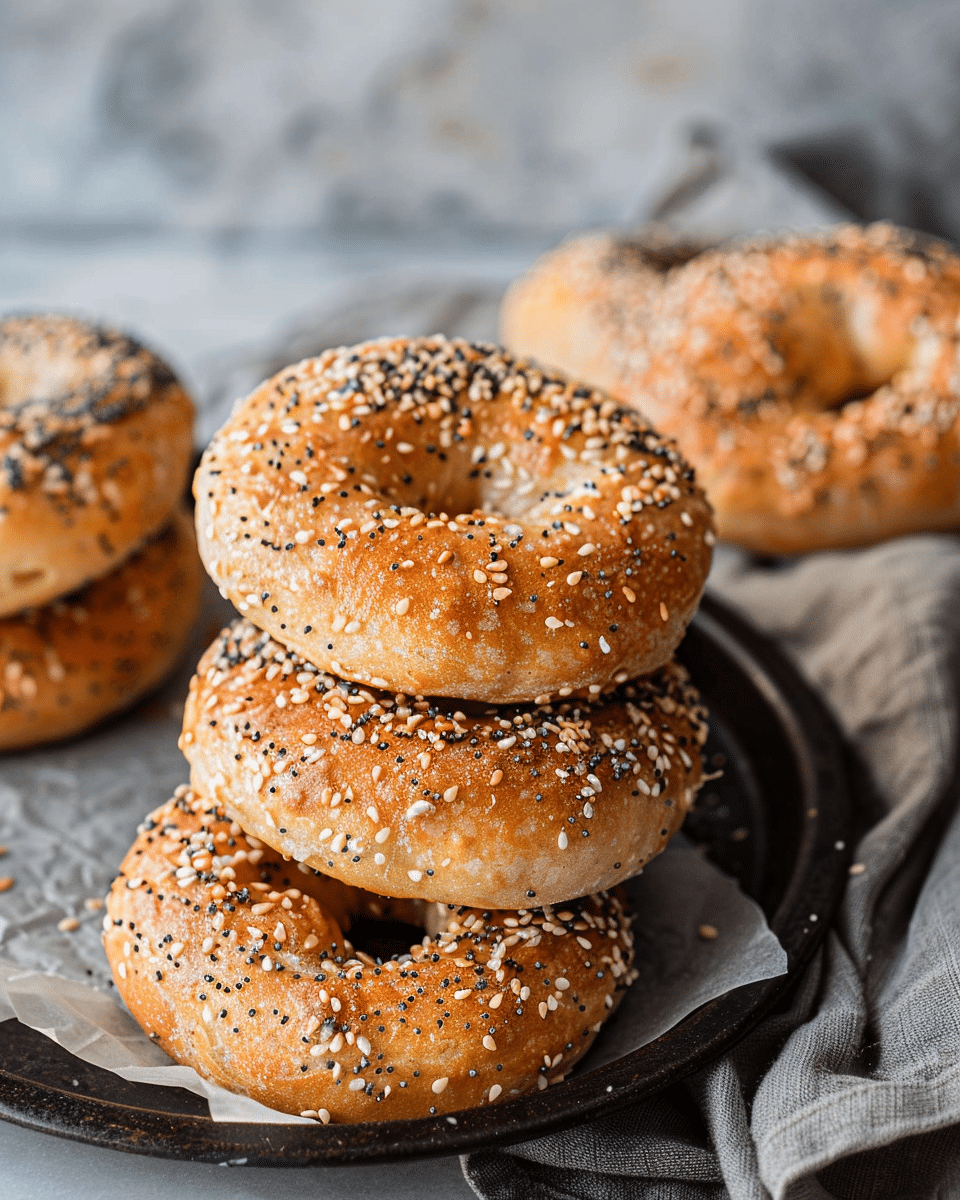 Homemade High Protein Bagels
