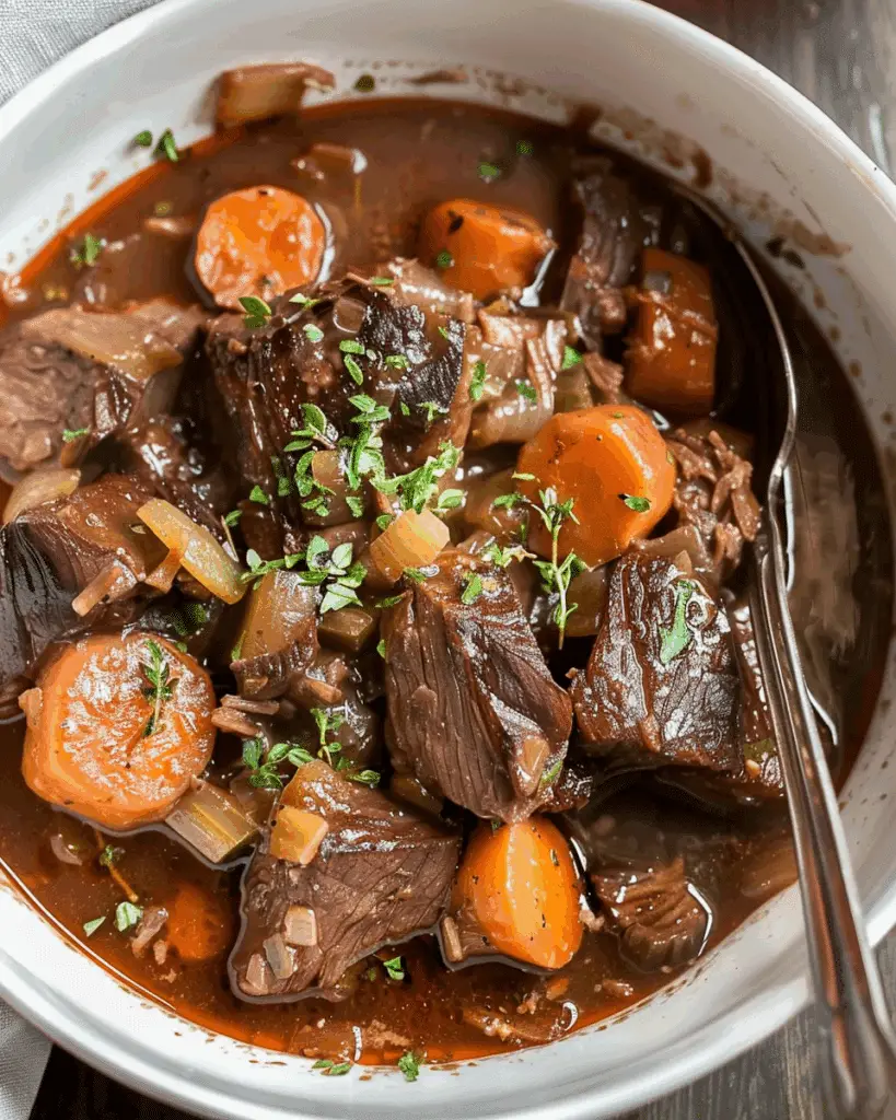 Anthony Bourdain’s Boeuf Bourguignon Recipe With A Twist