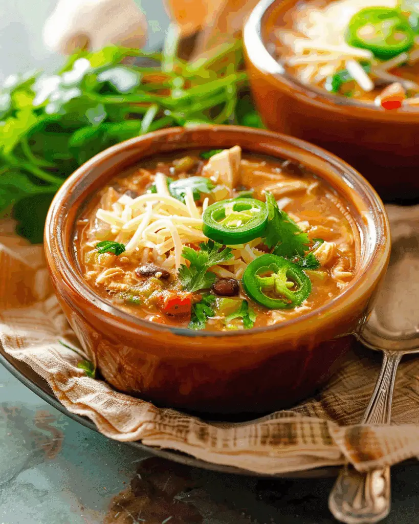 Slow Cooker Chicken Chili