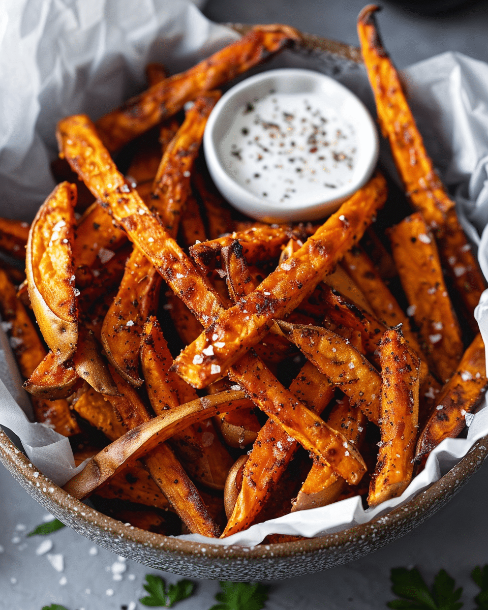 Air Fryer Sweet Potato Fries (Crispy, Golden & Guilt-Free)
