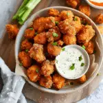 Air Fryer Buffalo Popcorn Chicken