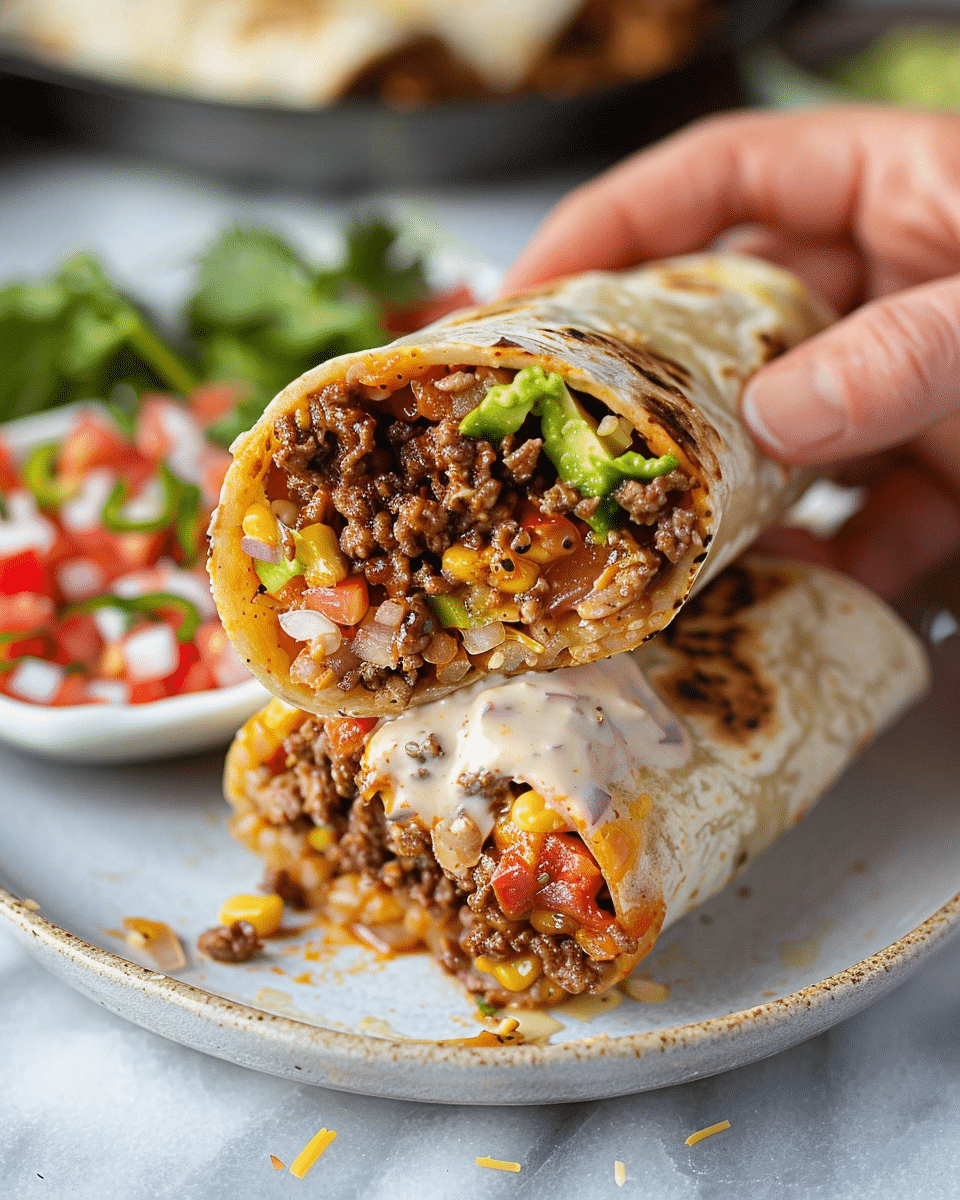Esay Beef Burritos