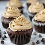 Chocolate Zucchini Cupcakes with Peanut Butter Frosting