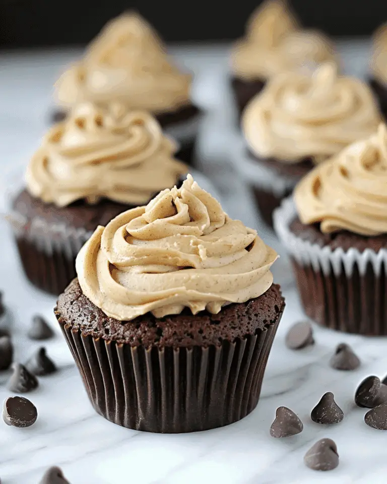 Chocolate Zucchini Cupcakes with Peanut Butter Frosting