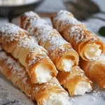 Italian Cream Stuffed Cannoncini