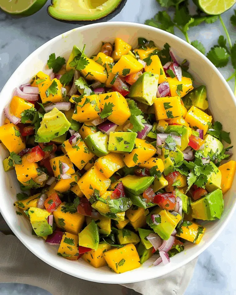 Avocado and Mango Salad