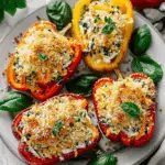 Herby Ricotta Stuffed Peppers