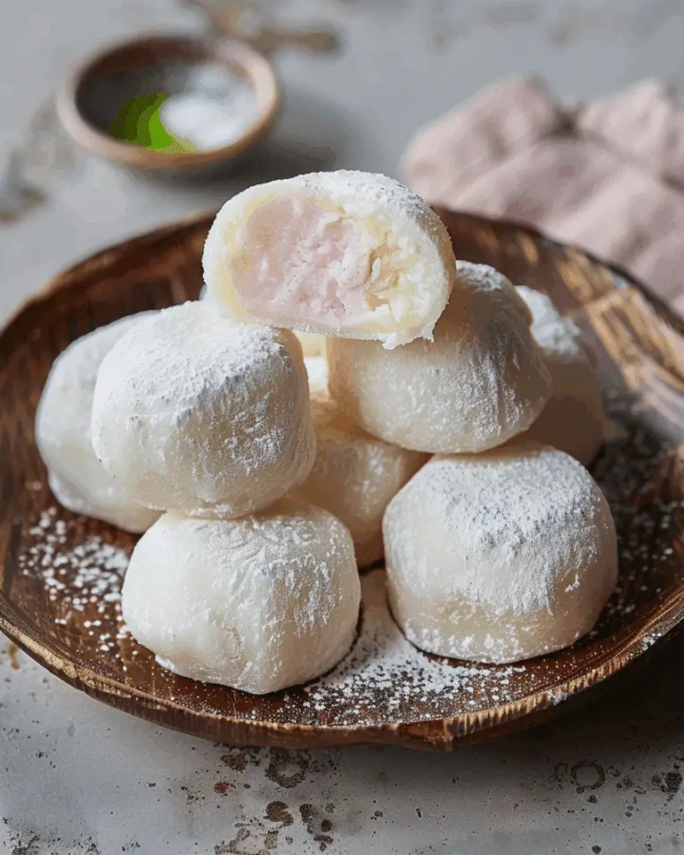 Homemade Mochi Ice Cream