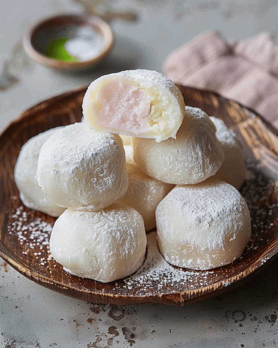 Homemade Mochi Ice Cream