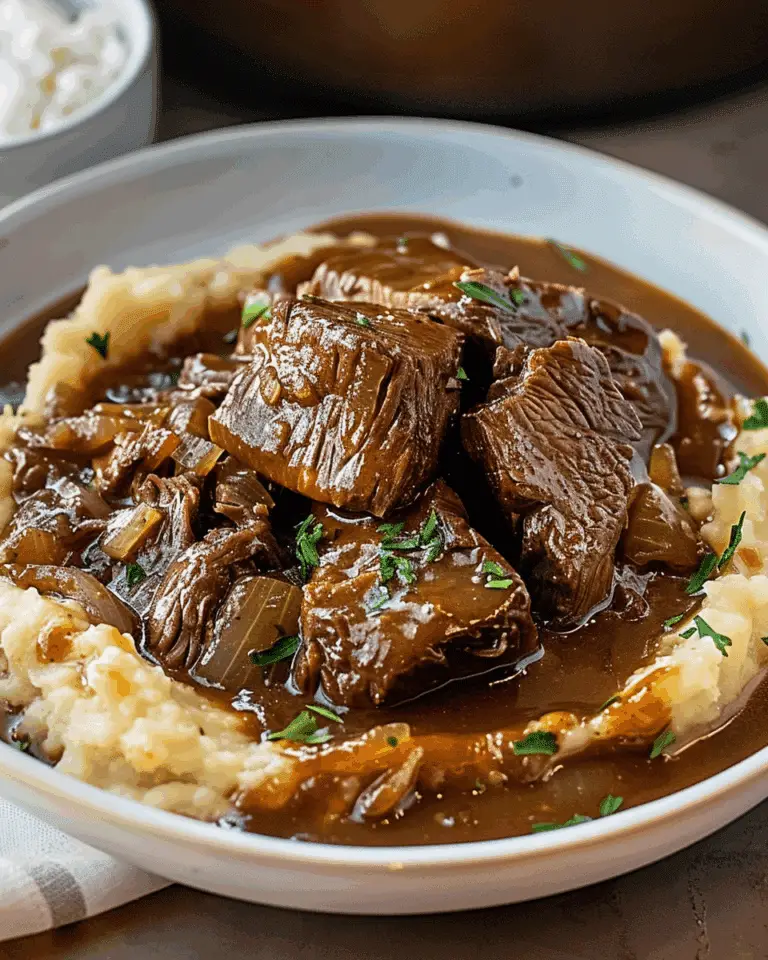 Slow Cooker Beef Manhattan