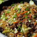 Chinese Beef Cabbage Stir Fry