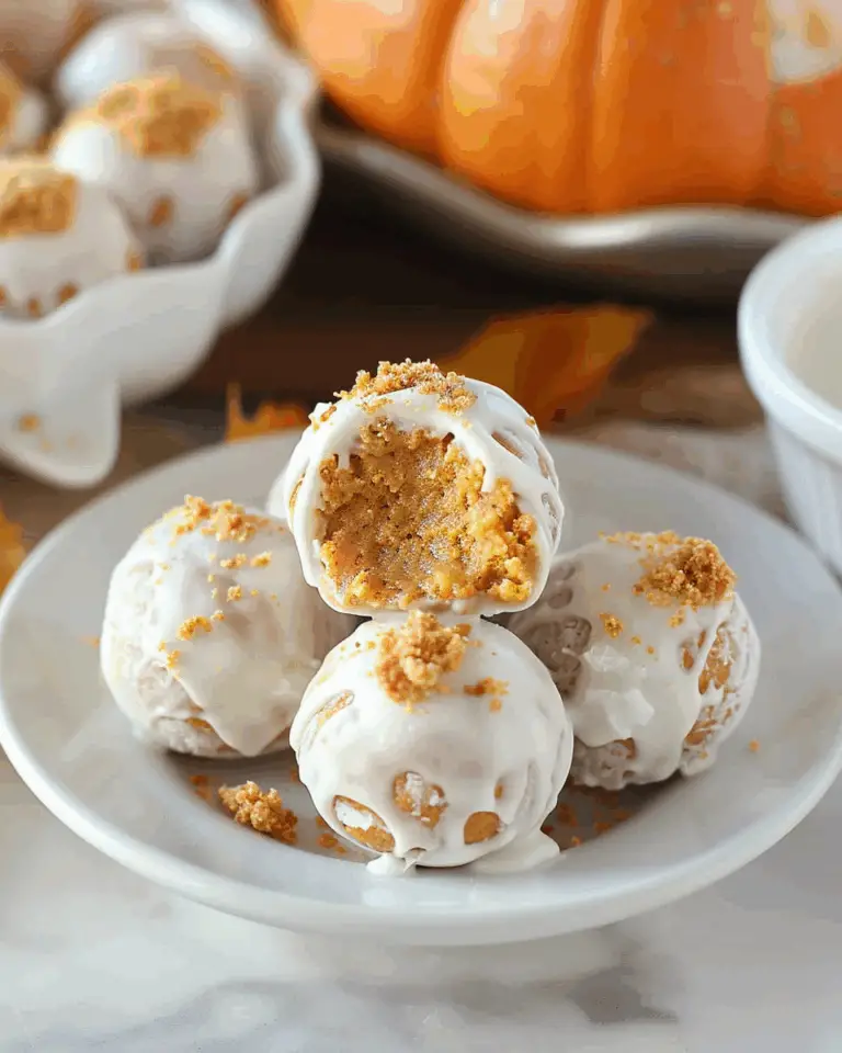 No-Bake Pumpkin Pie Balls