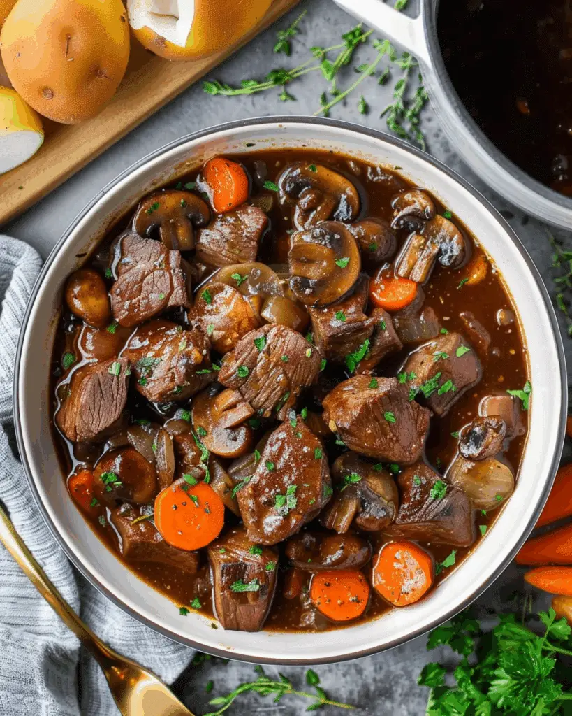 Ultimate Beef Stew with Mushrooms