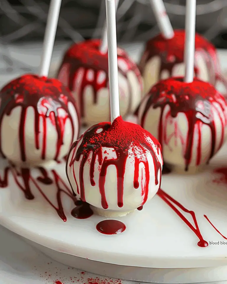 Bloody Red Velvet Cake Pops