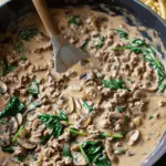 Healthy Ground Beef Stroganoff