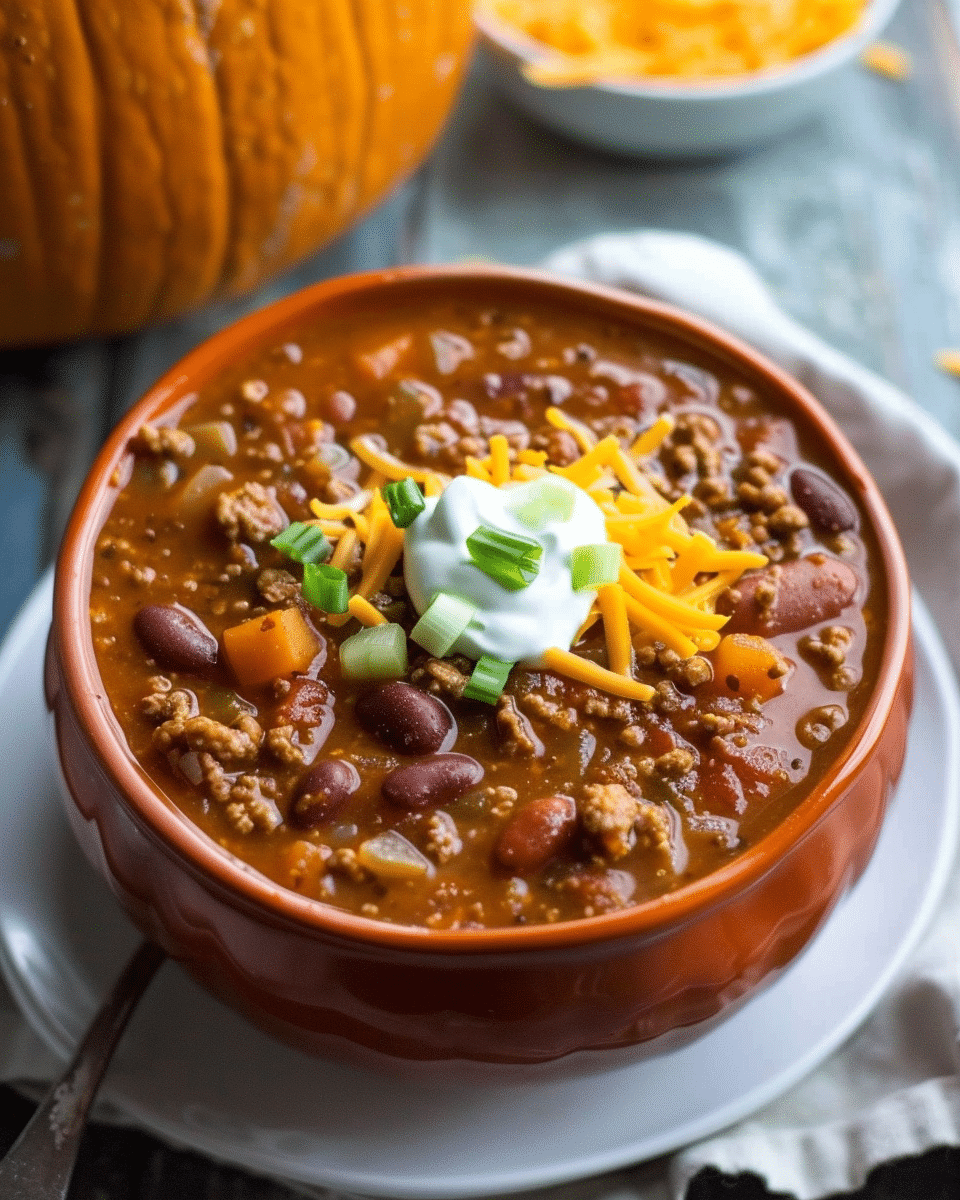 Easy Pumpkin Chili