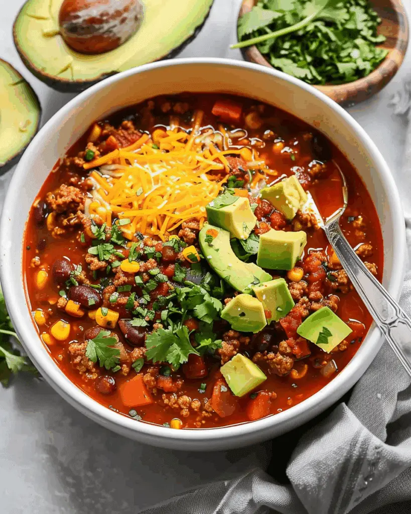 Turkey Sweet Potato Chili