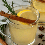 Spiced Lemon Ginger Hot Toddy Mocktail