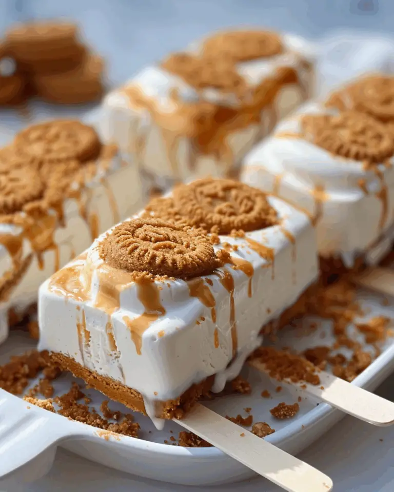 Lotus Biscoff Ice Cream Bars: A Delightful Treat