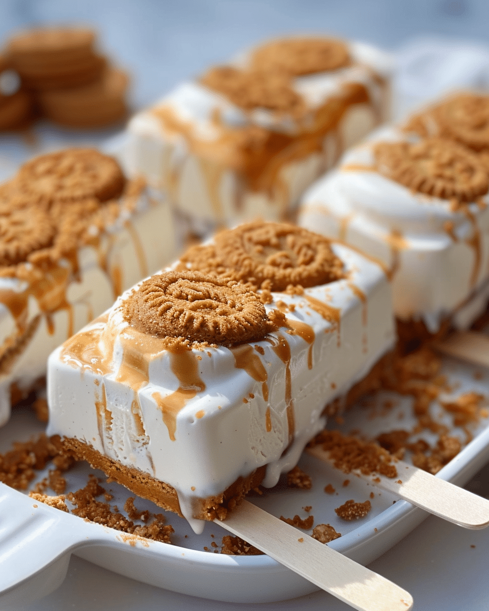 Lotus Biscoff Ice Cream Bars: A Delightful Treat