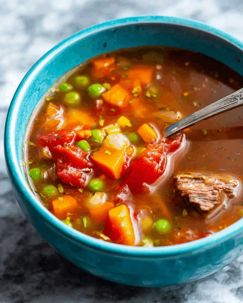 Instant Pot Beef and Vegetable Soup Recipe