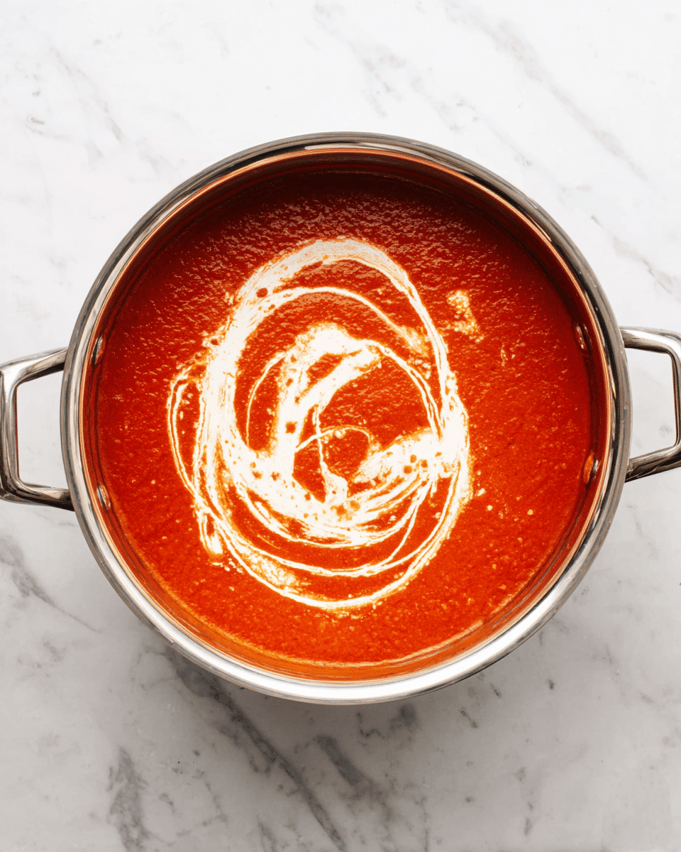 Easy Creamy Tomato Bisque Soup Recipe