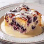 Blueberry Butter Swim Biscuits with Lemon Glaze Recipe