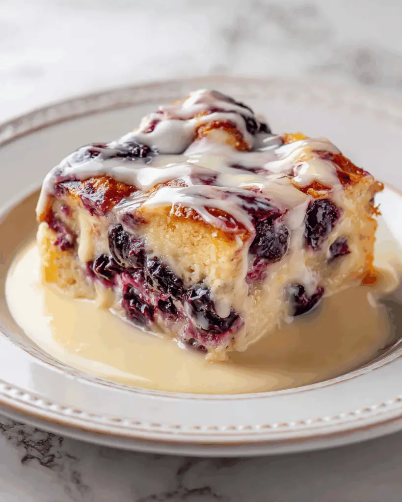 Blueberry Butter Swim Biscuits with Lemon Glaze Recipe