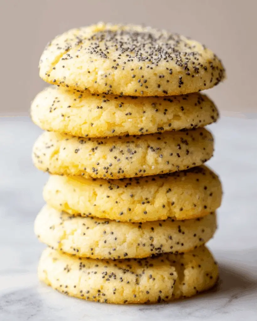 Soft Lemon Poppy Seed Cookies Recipe