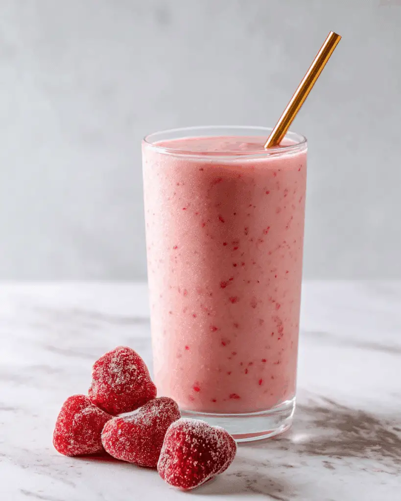 Strawberry Smoothie with Yogurt Recipe