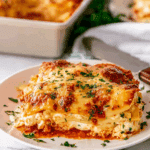 Ravioli Lasagna with Meat Sauce and Cheesy Layers Recipe