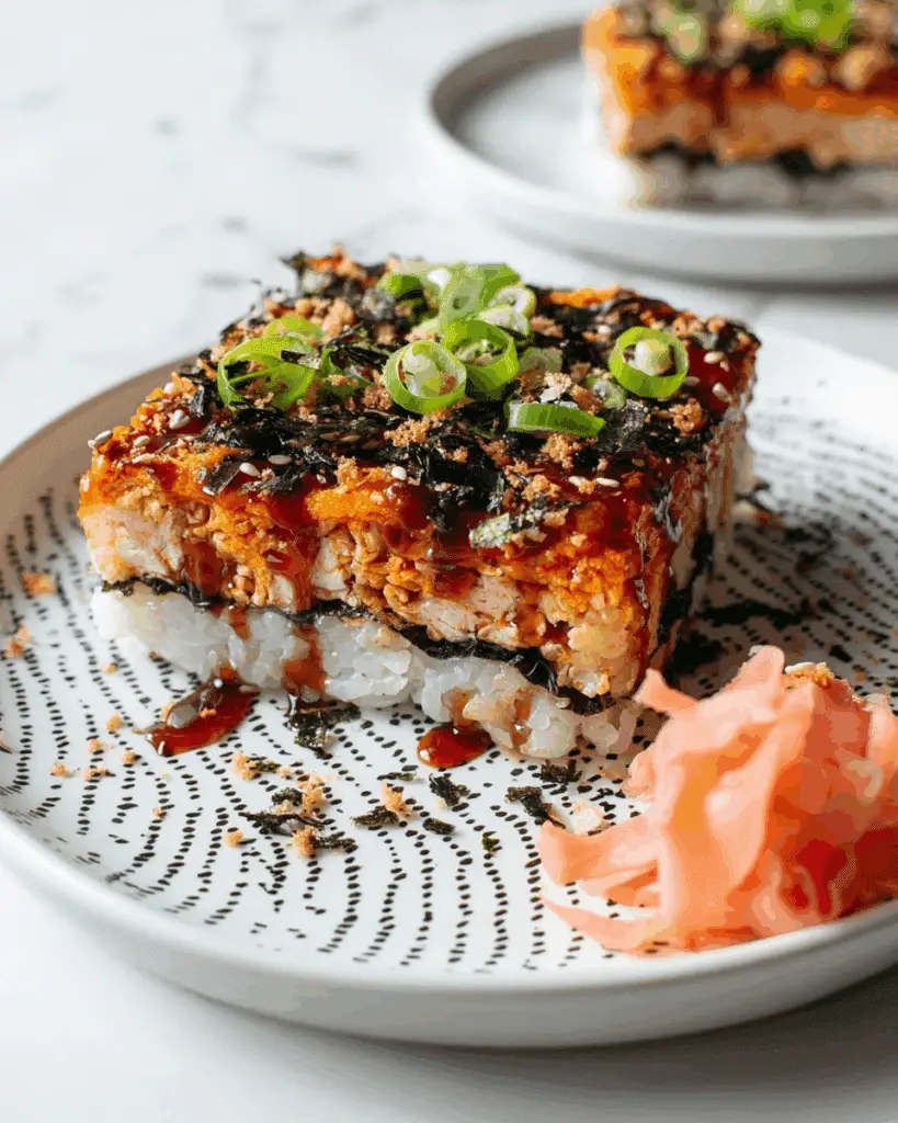 Salmon Sushi Bake Recipe