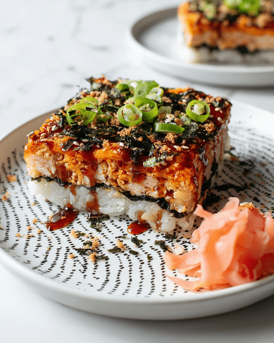 Salmon Sushi Bake Recipe