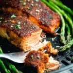 Brown Sugar Garlic Air Fryer Salmon Recipe