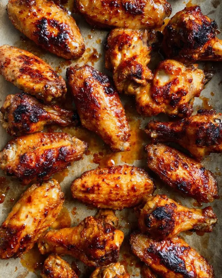 Grilled Chicken Wings with Tangy Hot Sauce and Buttery Marinade Recipe