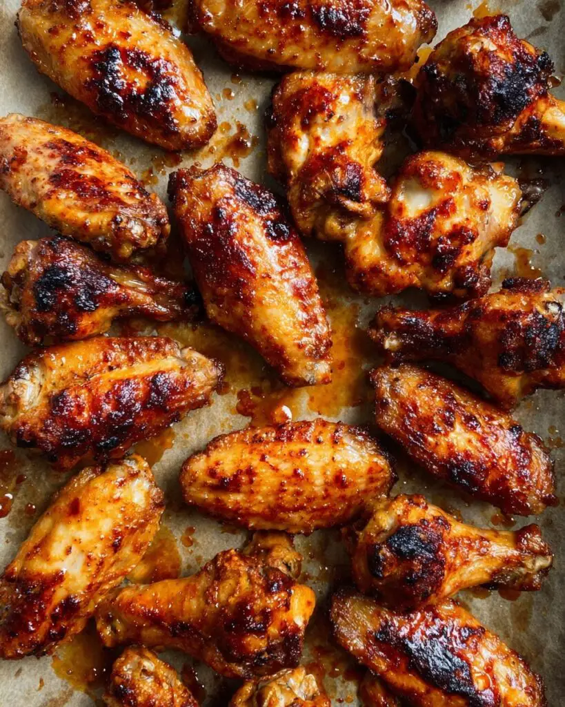 Grilled Chicken Wings with Tangy Hot Sauce and Buttery Marinade Recipe