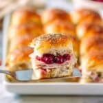Havarti Cranberry Turkey Sliders Recipe