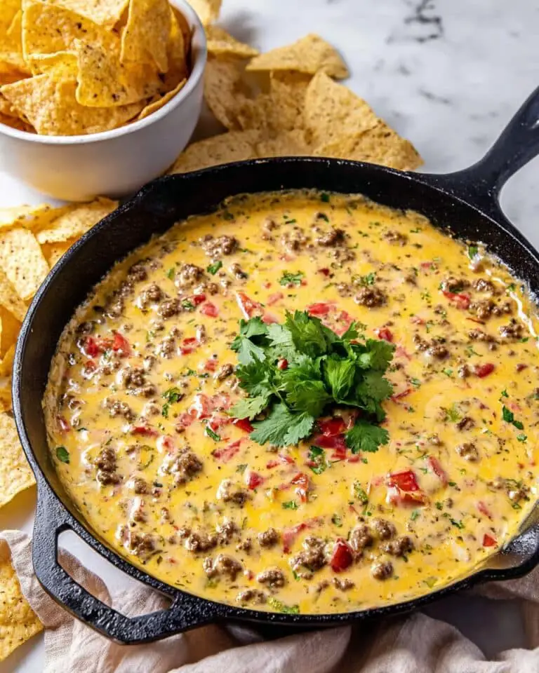 Smoked Queso Dip with Sausage Recipe