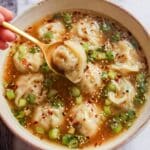 20 Minute Wonton Soup with Homemade Chili Oil Recipe