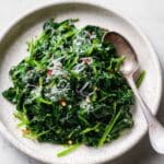 Garlic Parmesan Sautéed Spinach Recipe
