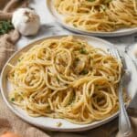 Vegan Caramelized Onion & Roasted Garlic Pasta Recipe