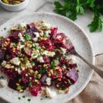 Beet Salad with Feta, Pistachios, and Fresh Herbs Recipe