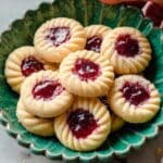 Raspberry Almond Thumbprint Cookies Recipe