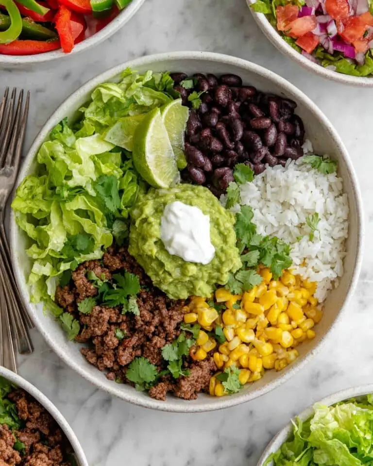 Ground Beef Burrito Bowl Recipe